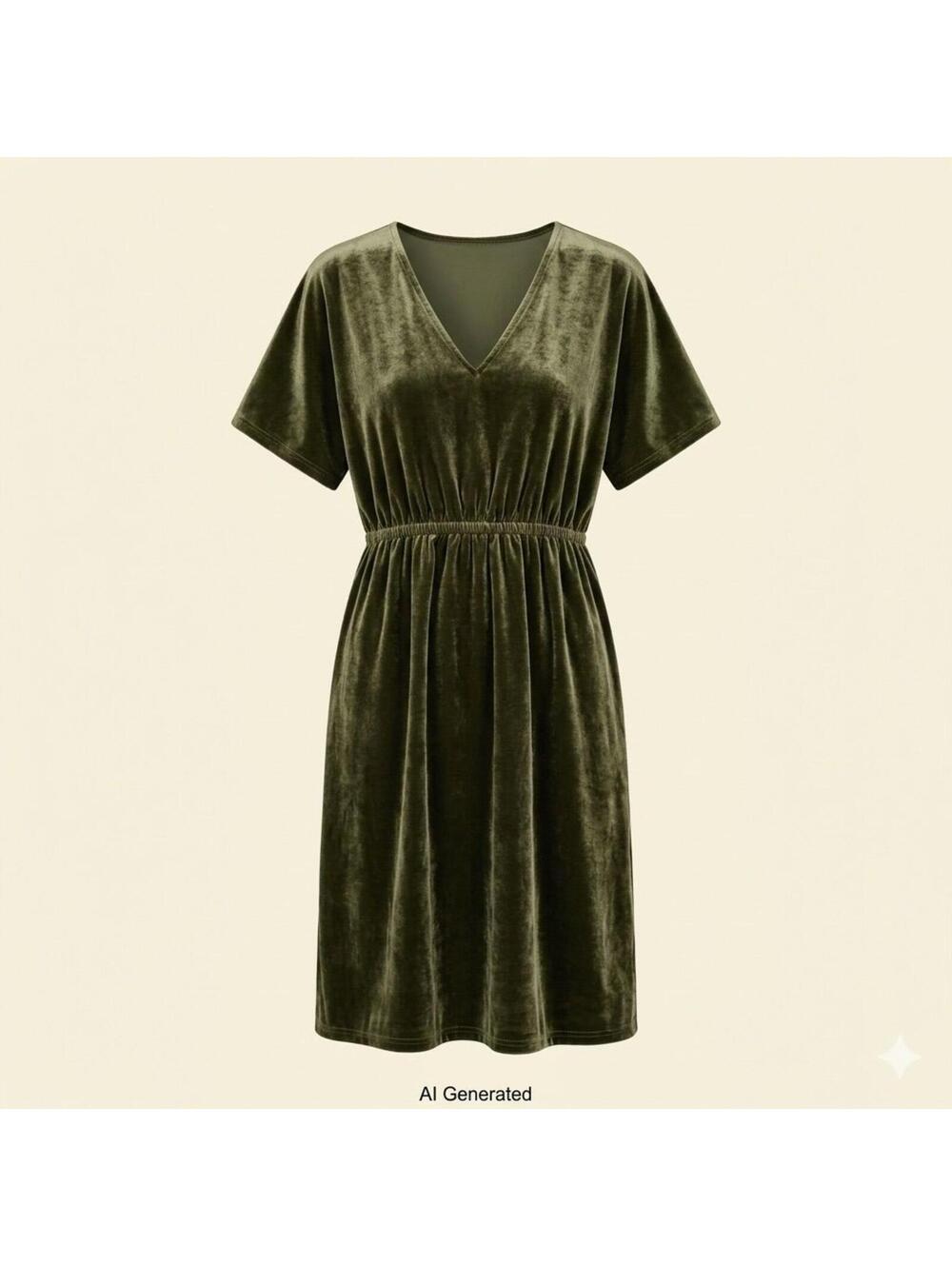 393-World Market Velvet Dress size S/M NWT / PTP 20